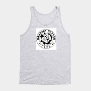 Danbury Garden Club logo- black and white Tank Top